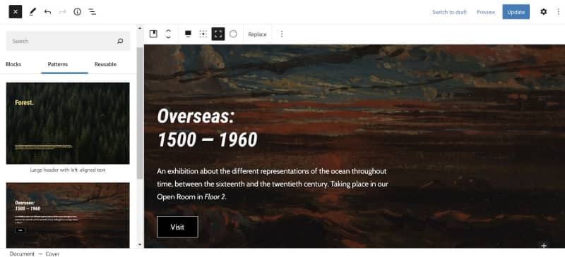 Gutenberg 10.7 集成块模式目录，引入新的块设计控件