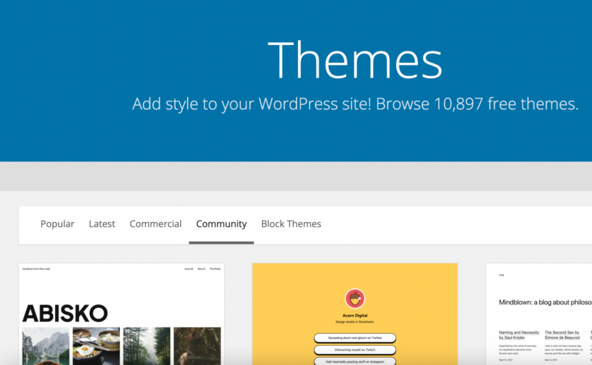 WordPress.org 新增商业社区过滤器提升插件主题分类效率