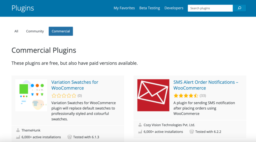 WordPress.org 新增商业社区过滤器提升插件主题分类效率