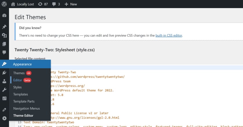 Gutenberg 11.9重磅更新：导航菜单与块主题化全面升级