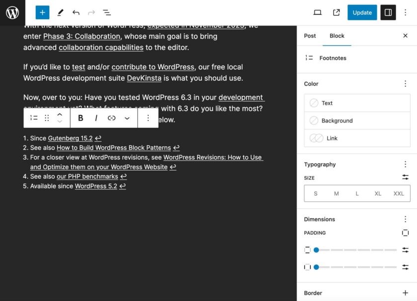 WordPress 6.4 新功能详解：区块钩子、设计工具与性能优化
