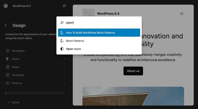 WordPress 6.4 新功能详解：区块钩子、设计工具与性能优化