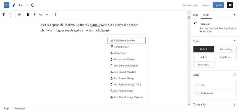 Gutenberg 12.8 推出 Web Fonts API，改进组嵌套，并为链接添加键盘快捷键