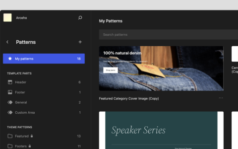 Gutenberg 16.2 样板管理革新：垂直文本方向及多项实用功能升级