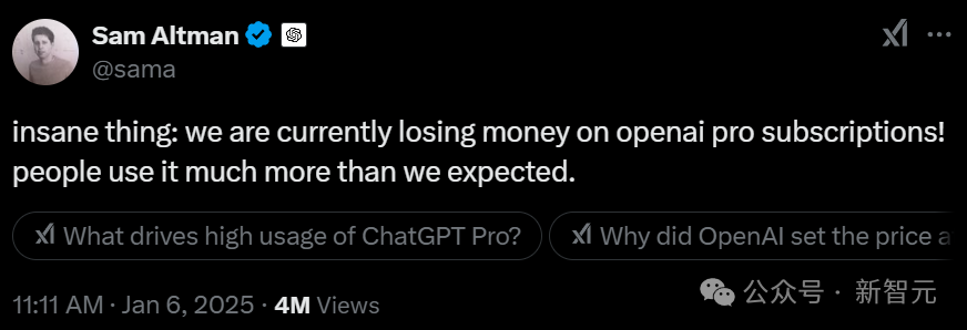 奥特曼崩溃认错：ChatGPT被用户薅秃，OpenAI亏大了！专访痛忆宫斗事件