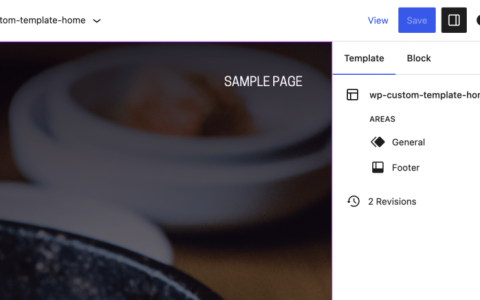 Gutenberg 15.2 引入了模板编辑的修订