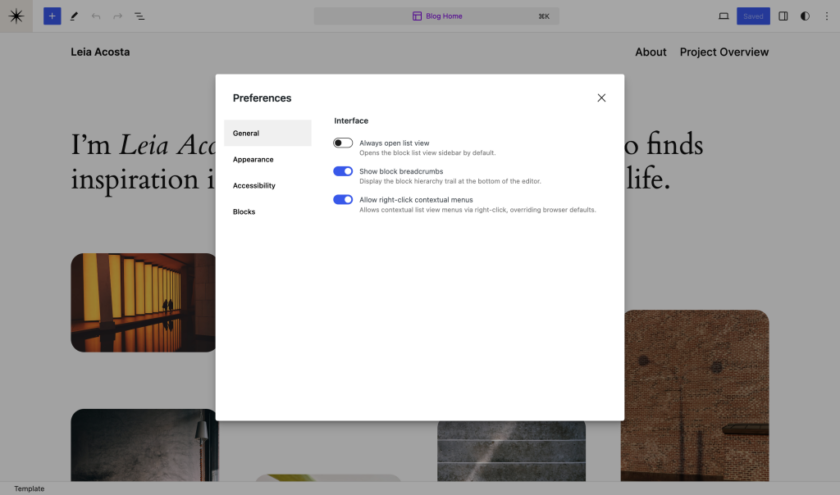 Gutenberg 17.5 图库块新增随机排序设置