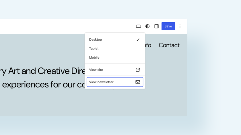 Gutenberg 19.2 块绑定UI已可用，还支持通过插件 API 扩展预览选项