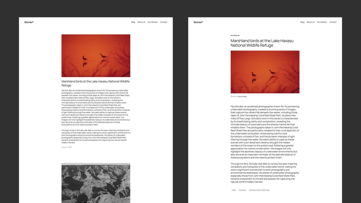 WordPress 6.7 新主题 Twenty Twenty-F​​ive 预览 - Personal Blog