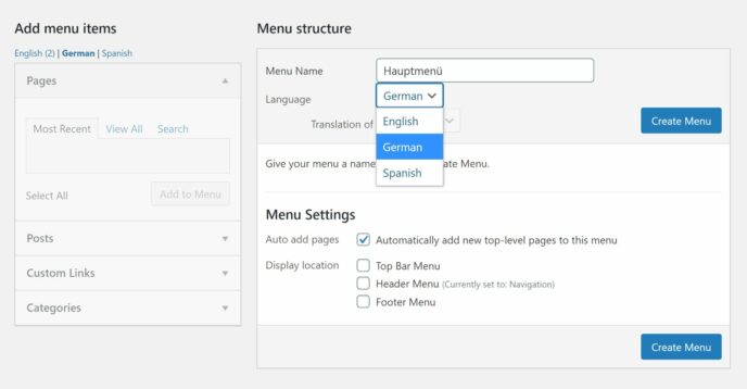 WordPress 多语言翻译插件 WPML 功能详解和点评