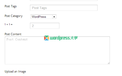 WordPress投稿插件：User Submitted Posts