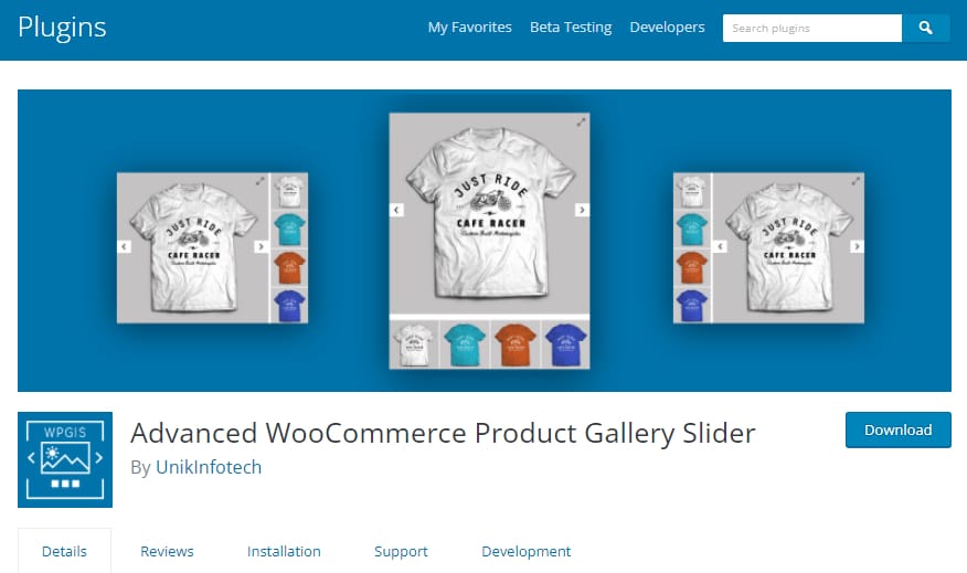 Advanced WooCommerce Product Gallery Slider