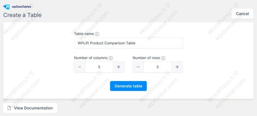 优秀的WordPress表格和图表插件 wpDataTables