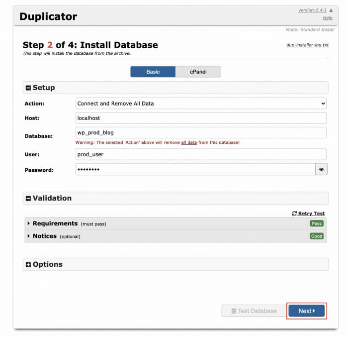 使用 Duplicator 将 WordPress 网站从本地环境迁移到线上服务器