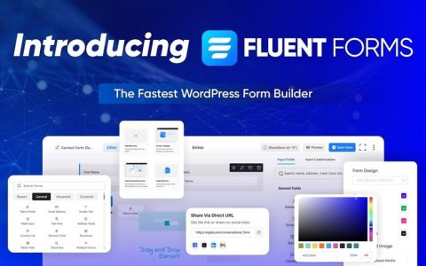 超级好用的 WordPress 表单插件 Fluent Forms