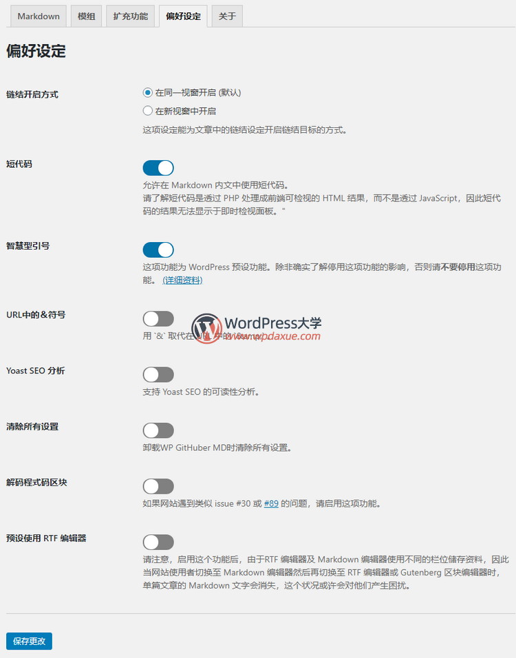 WordPress Markdown 编辑器插件 WP Githuber MD