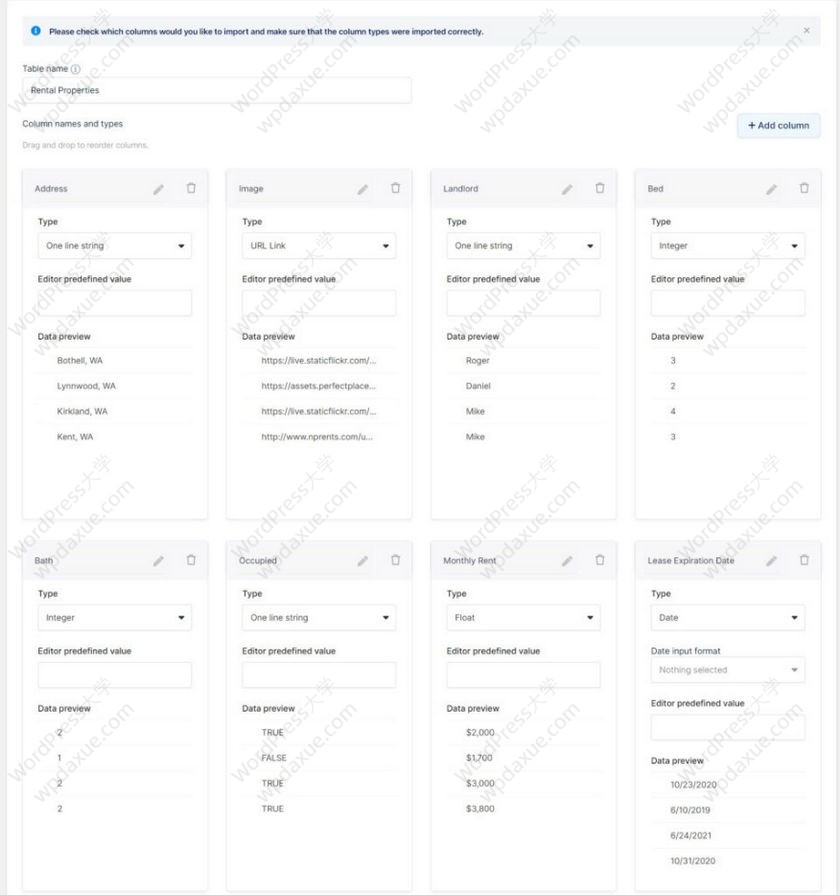 优秀的WordPress表格和图表插件 wpDataTables