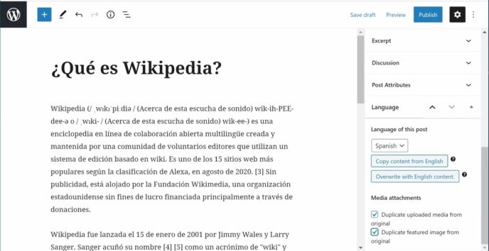 WordPress 多语言翻译插件 WPML 功能详解和点评