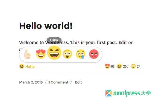 WordPress多表情文章投票插件DW Reactions推荐及使用方法