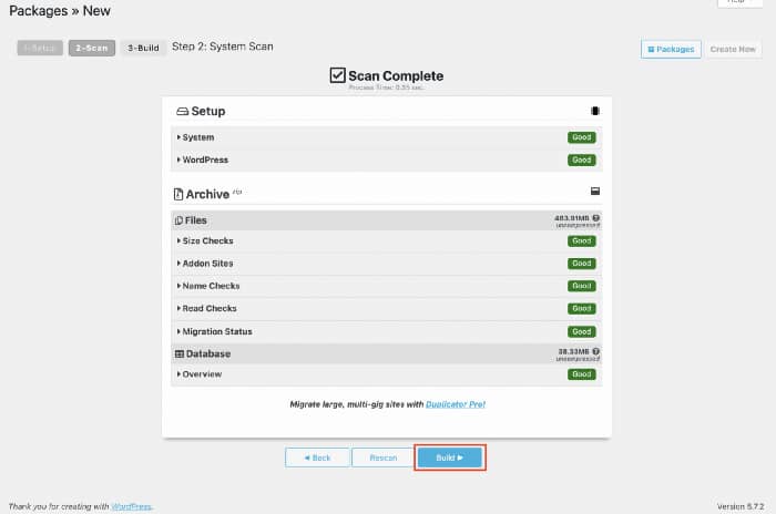 使用 Duplicator 将 WordPress 网站从本地环境迁移到线上服务器