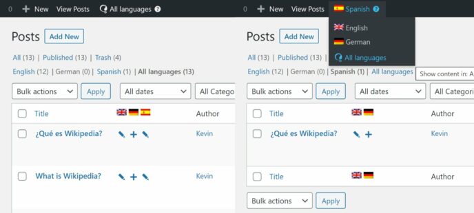 WordPress 多语言翻译插件 WPML 功能详解和点评
