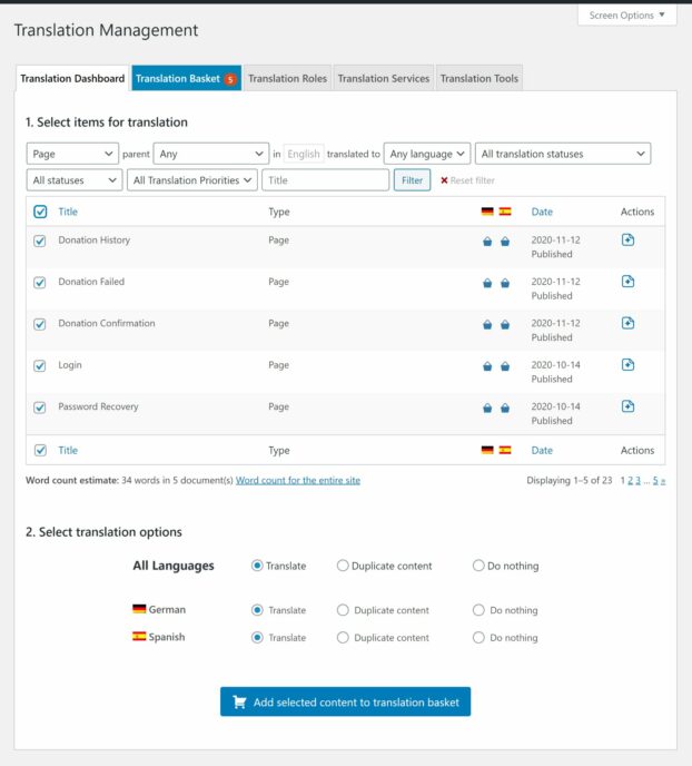 WordPress 多语言翻译插件 WPML 功能详解和点评