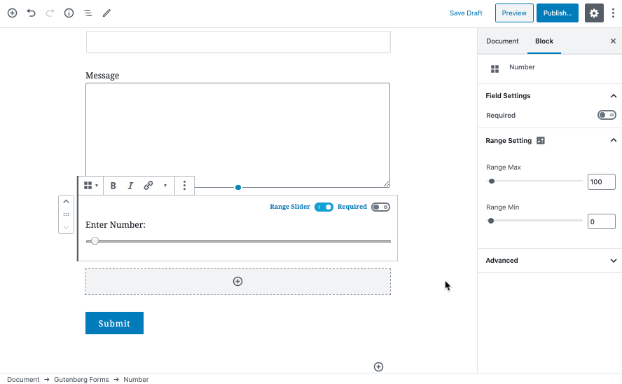 WordPress 联系表单生成器插件 Gutenberg Forms