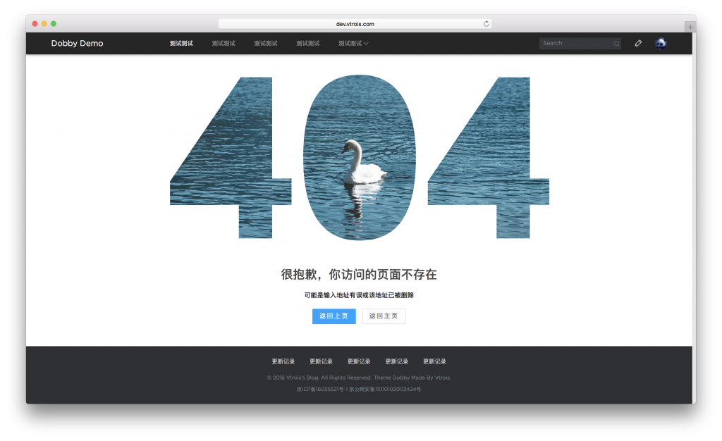 WordPress 简单大气的响应式博客主题 Dobby