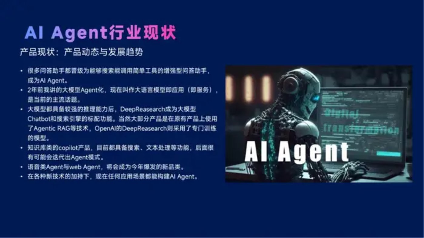 智能体主题分享：DeepSeek、Manus与AI Agent行业现状，附51页PPT