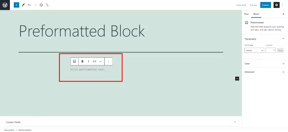 How-to-Add-the-Preformatted-Block-to-your-Post-or-Page-3.pngo_