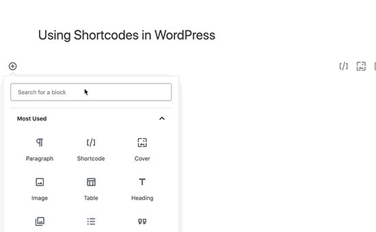 addingshortcodeblock