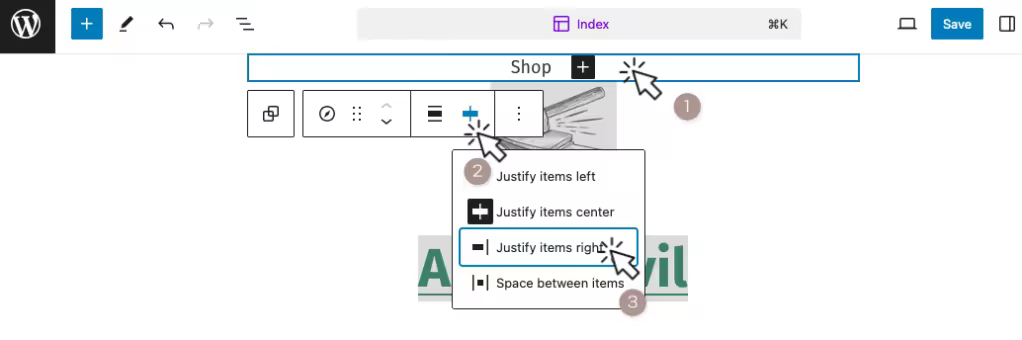 edit-header-block-theme-navigation-justify.pngo_