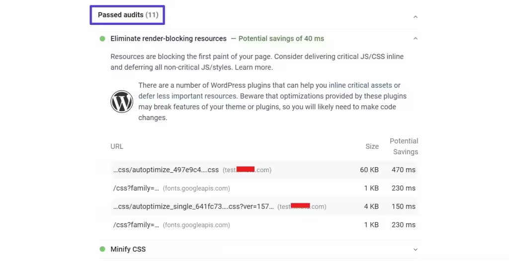 优化WordPress网站：移除阻塞渲染的CSS和JavaScript