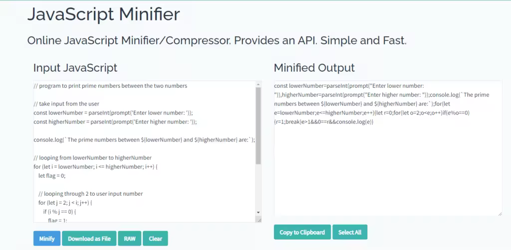 toptal-Javascript-minifier.pngo_
