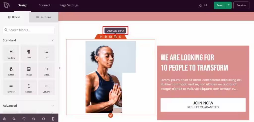 The-navigation-menu-to-duplicate-a-block-for-your-landing-page-in-SeedProd-1-1024x494.webp.jpgo_