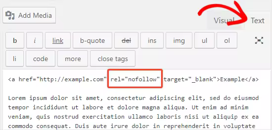 add-nofollow-attribute-to-links-in-classic-text-editor.pngo_