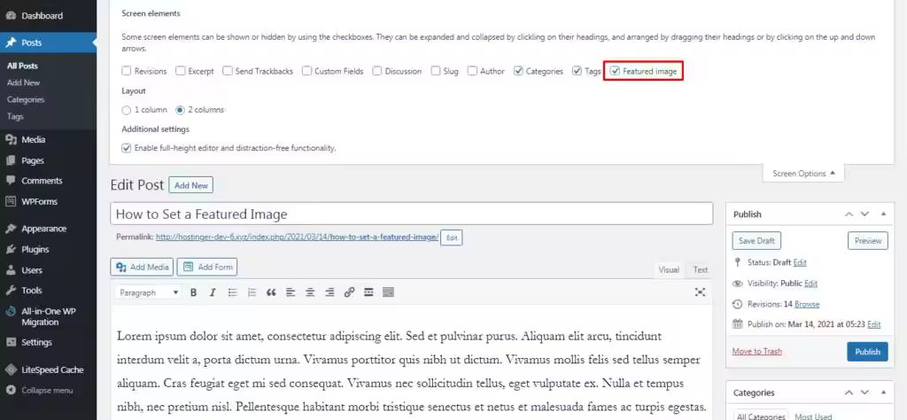 WordPress特色图片使用教程与优化技巧