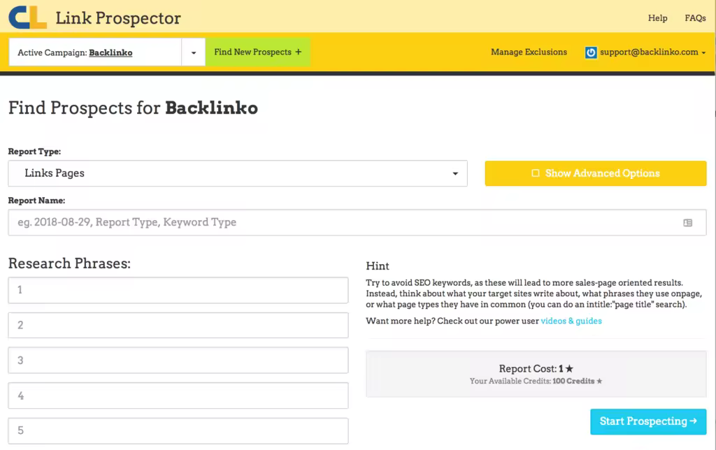 linkprospector-enter-keywords.pngo_